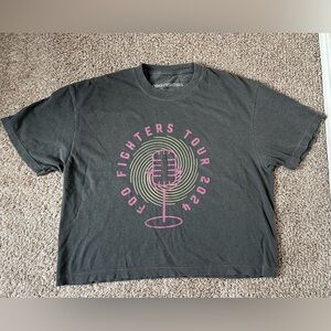 Brand NEW Foo Fighters women’s cropped fit 2024 tour t-shirt